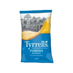 Tyrrells Furrows Sea Salted Crisps (40g)