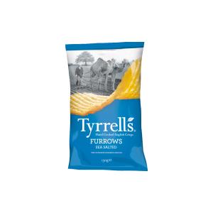 Tyrrells Furrows Sea Salted Crisps (40g)