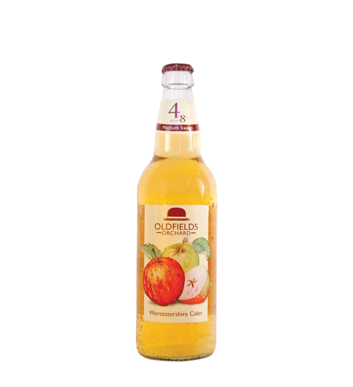 Oldfields Medium Sweet CIder (500ml)