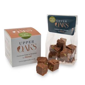 Upper Oaks Chocolate & Pistachio Fudge (250g)
