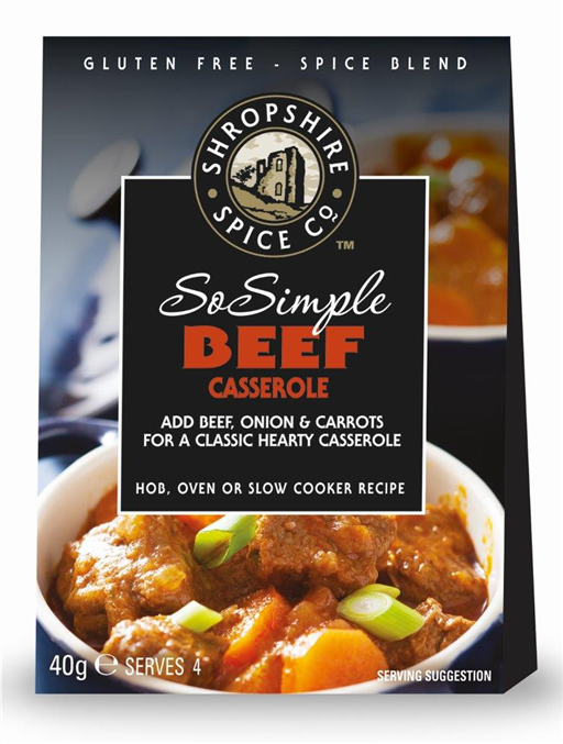 Shropshire Spice So Simple Beef Casserole Mix (40g)