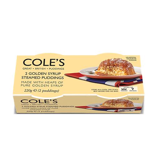 Cole's Sticky Toffee steamed puddings (2pack) (220g)