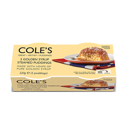 Cole's Sticky Toffee steamed puddings (2pack) (220g)