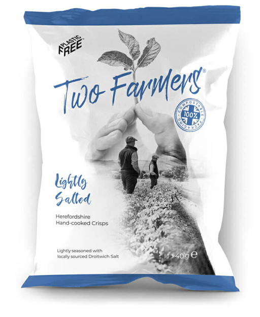 Two Farmers - Lightly Salted Hand Cooked Crisps (150g)