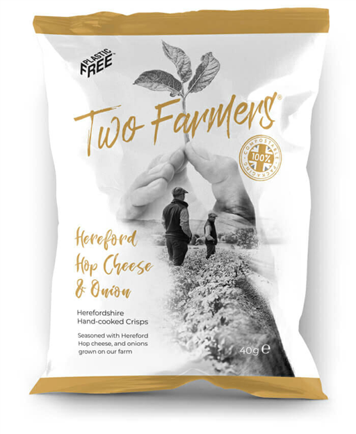 Two Farmers - Hereford Hop Cheese & Onion Handcooked Crisps (150g)