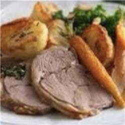 Jenny's Roast Lamb Dinner - complete meal with gravy