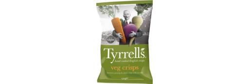 Tyrrells Crinkly Veg (125g)