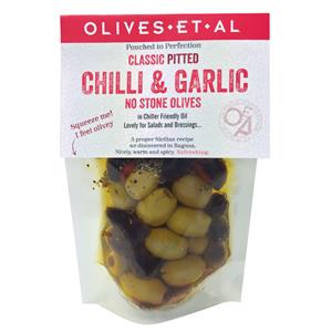 Olives et Al Pitted Olives - Chilli & Garlic (220g)