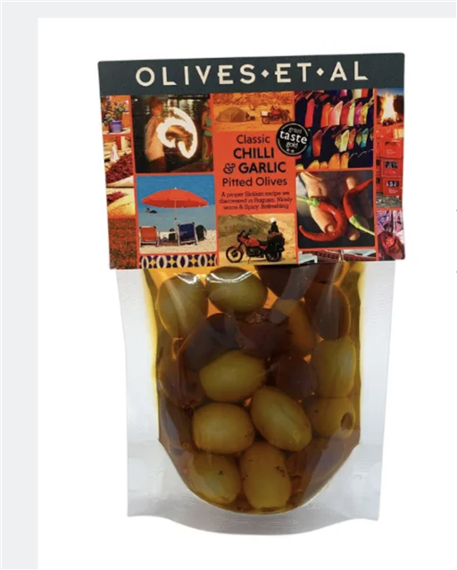 Olives et Al Pitted Olives - Chilli & Garlic (220g)