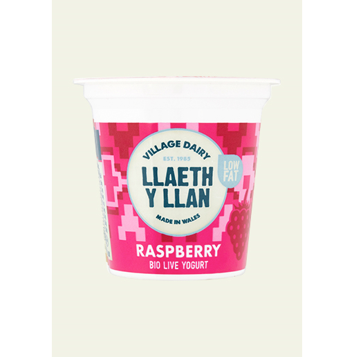 Llaeth Y Llan Raspberry Yogurt (125g)