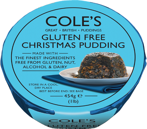 Cole’s Puddings - Christmas Pudding - Gluten, Nut, Alcohol, Nut Free