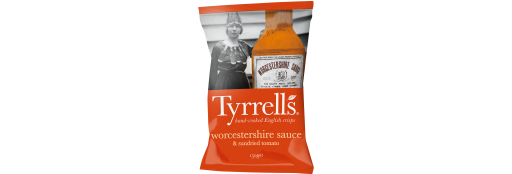 Tyrrells Worcester Sauce Crisps (40g)