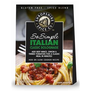 Shropshire Spice So Simple Italian Bolognese Mix (30g)