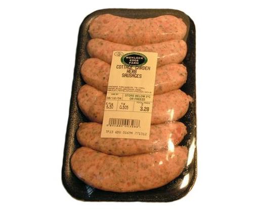 Wenlock Edge Pork & Apple Gluten Free sausage