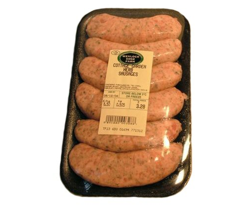 Wenlock Edge Pork & Apple Gluten Free sausage